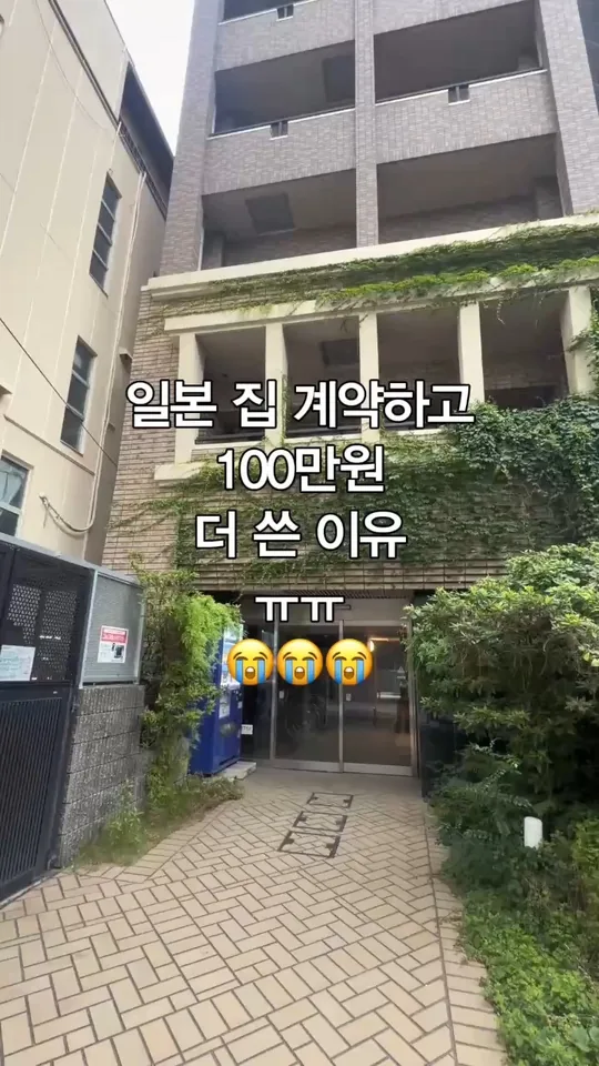 일본 집 계약하고 100만원 더 쓴 이유 — 일방 공식 인스타그램 릴